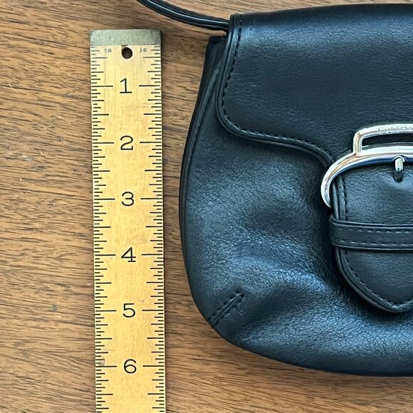 Cole Haan Little Black Leather Purse - Picture 8 of 10